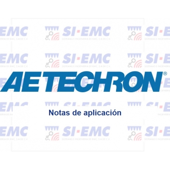 AeTechron-  Notas de Aplicación