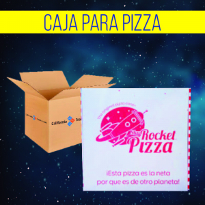 CAJA OFICIAL PARA PIZZA DE 14´´