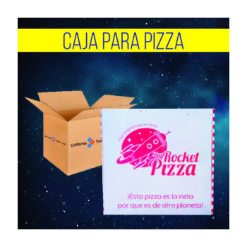 CAJA OFICIAL PARA PIZZA DE 8´´