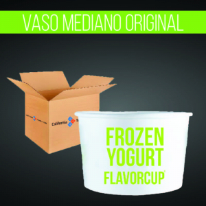 VASO OFICIAL PARA HELADO FLAVOR CUP  12 oz 100 PIEZAS