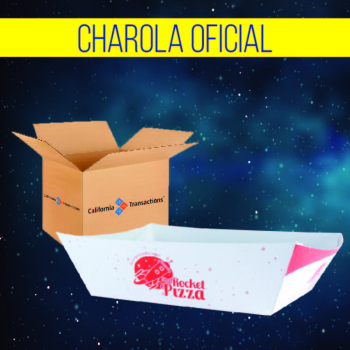 CHAROLA OFICIAL SKY ROCKET PIZZA