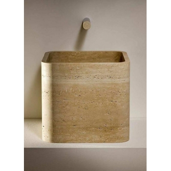 LAVABO SPA MÁRMOL TRAVERTINO 43x35x36cm