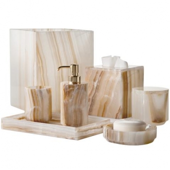 Set de accesorios de Baño 7 piezas Ónix Ámbar