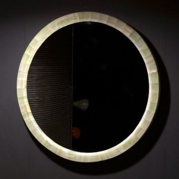 ESPEJO REDONDO ÓNIX CON ILUMINACIÓN 75cm