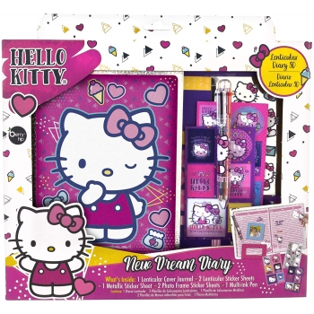 Diario Lenticular 3D Hello Kitty