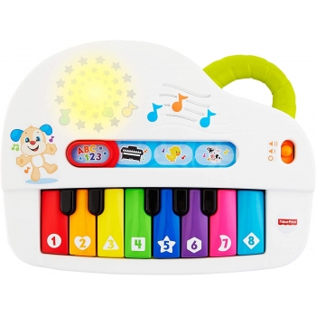 Fisher-Price Rie y Aprende Infantil Perrito Piano Sonidos divertidos