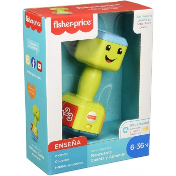 Fisher Price Ríe y Aprende Mancuerna Cuenta Y Aprende Juguete