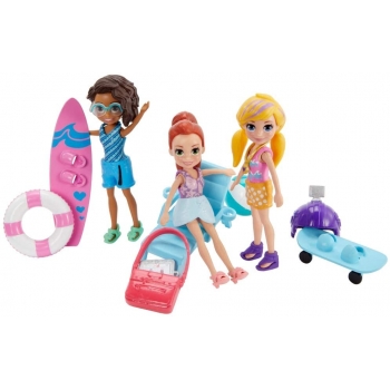 Polly Pocket! Pack 3 Muñecas Aventura En El Agua