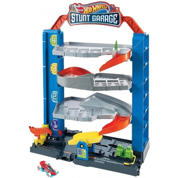 Hot Wheels City Stunt Garage Pista