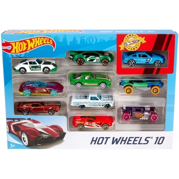 Hot Wheels paquete con 10 piezas (surtidas)