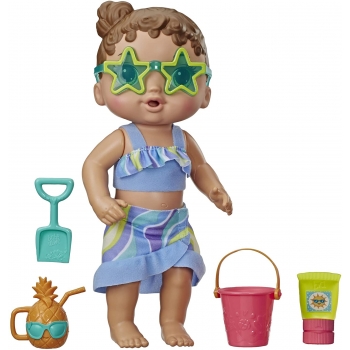 Baby Alive Bebé Sol y Arena con Ropa de Playa