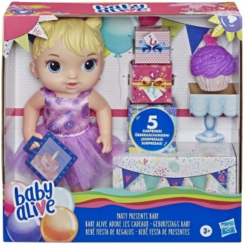 Baby Alive Bebé Fiesta de Regalos Doll