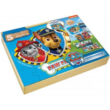 Rompecabezas Paw Patrol 5 en 1