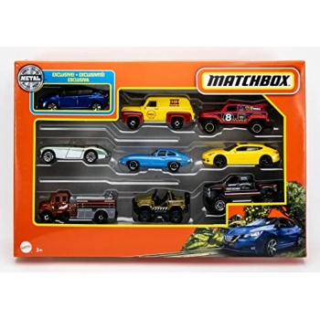 Paquete de 9 coches Matchbox