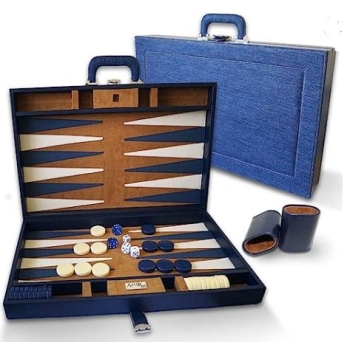 KELVIN Backgammon Jumbo Mezclilla Artik