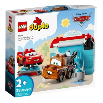 LEGO DUPLO Diversión en el Autolavado con el Rayo McQueen y Mate 10996