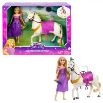 Muñeca Disney Rapunzel y Maximus HLW23