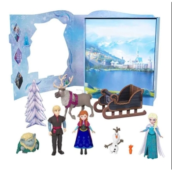 Muñeca Disney Frozen Set Historia 6 Figs