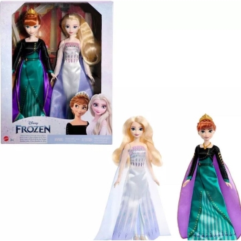 Disney Frozen Queen Anna y Elsa la Reina de las Nieves Fashion Doll 2pk