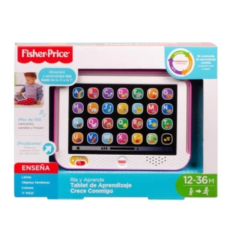 Fisher Price Tablet Aprendizaje Crece Conmigo Rosa CMC37