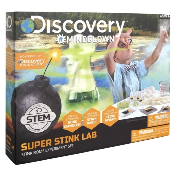 MINDBLOWN Super Stink Lab – Juego de experimentos de 5 bombas apestosas para niños