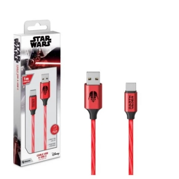 Cable USB a USB C con luz LED Star Wars™ de 1 m