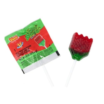 Vero Sandi Brochas  watermelon flavor lollipop 40-Pieces pack