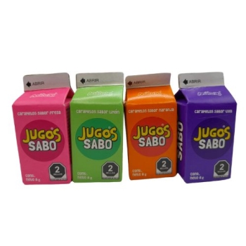 Anahuac jugo´s Sabo flavored candies 12-pieces pack