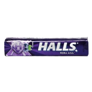 Adams Halls Mora Azul  c/12Paquetes de 9Pzs