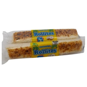 Pin Pon Rollitos rolled milk and coconut candy 10-Pieces pack