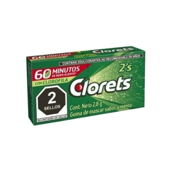 Adams Clorets Chewing gum 60-Pieces pack