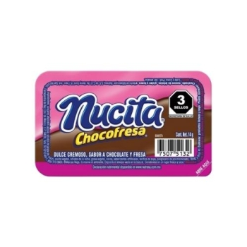 Nutresa Nucita Chocofresa c/16Pzs