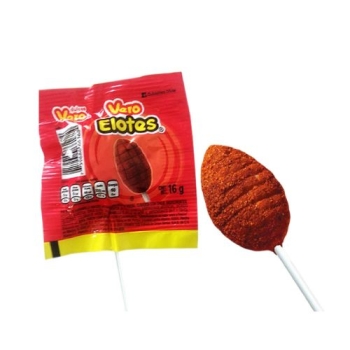 Vero Elotes Paleta de caramelo con chile c/40Pzs