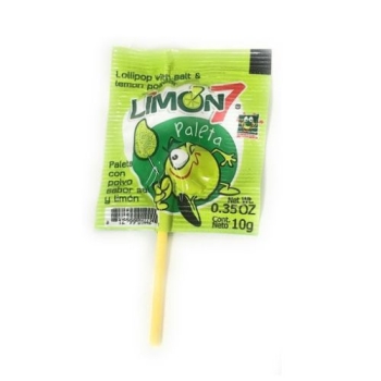 Dulces Anahuac  Lemon 7 Lolly Pop 30-Pieces pack