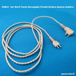 CABLE - Ear Max Fuerte Recargable Portátil Sordera Aparato Auditivo