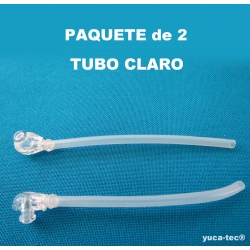 Paquete de 2 TUBO CLARO