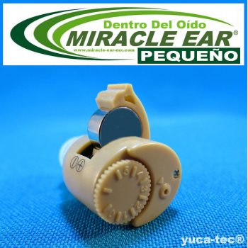 MIRACLE EAR® Aparato Auditivo PEQUEÑO Batería Dentro del Oído