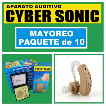 Paquete de 10 Auditivos al Mayoreo – Auditivo CYBER SONIC