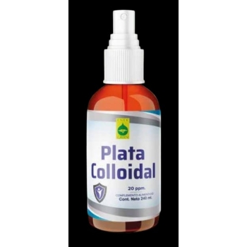 Plata Coloidal 20ppm 240ml Plata Colloidal