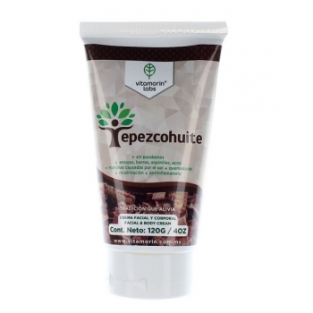 Tepezcohuite crema facial y corporal Vitamorin Labs