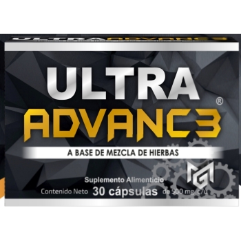 ULTRA ADVANCE NEGRO MG C/30 CAP DE 500 MG