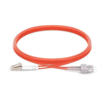 Jumper fibra optica LC-SC multimodo color naranja 10 metros