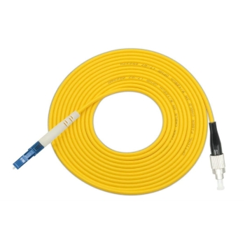 Jumper fibra optica FC-LC unimodo color amarillo 10 metros  condumex