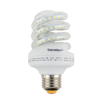 Foco espiral led 6w 456lm 6500k 11cm 85-265v Marca Sanelec