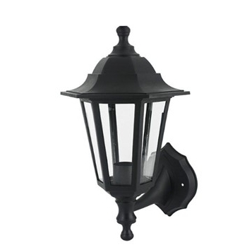 Farol de pared colonial negro 60w 127v exterior Marca Sanelec