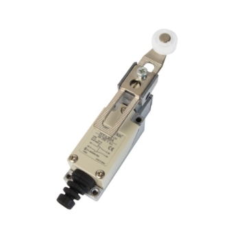 Mini limit switch con actuador de rodillo ajustable, contacto 1NA+1NC 6amp Mca.HANYOUNG