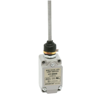 Limit switch con varilla cola de rata contacto 1NA+1NC 6amp Mca.HANYOUNG