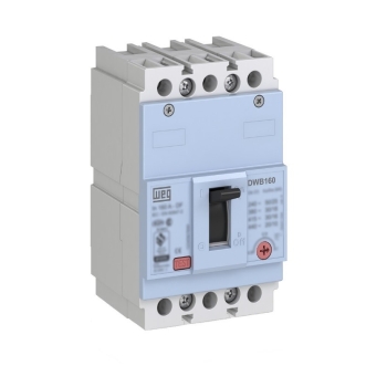 Interruptor termomagnético caja moldeada DWB160 3polos 50A capacidad Interrup Normal Mca WEG