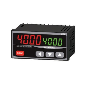 Control de temperatura digital 1/8 Din ( 96 x 48 mm), entrada J, K, pt100, salida SSR + Rele + Rele alim 100-240Vac Mca.HANYOUNG