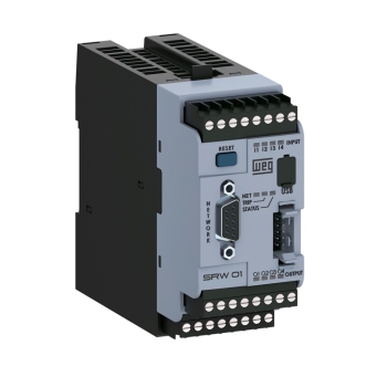 Relé inteligente SRW01 Función fuga a tierra 110-240vca tención entradas digitales 110vca Profibus Mca Weg